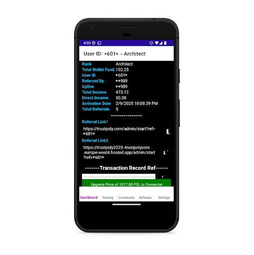 I-download ang TrustPoly – Matuto, Mag-earn at Lumago sa DeFi at AI - Screenshot 5