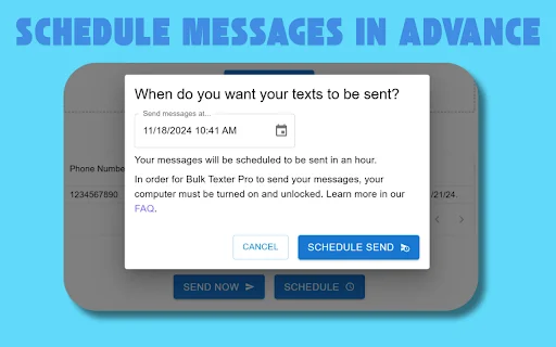 Bulk Texter Pro: Magpadala ng Bulk SMS nang Mabilis at Madali - Screenshot 3