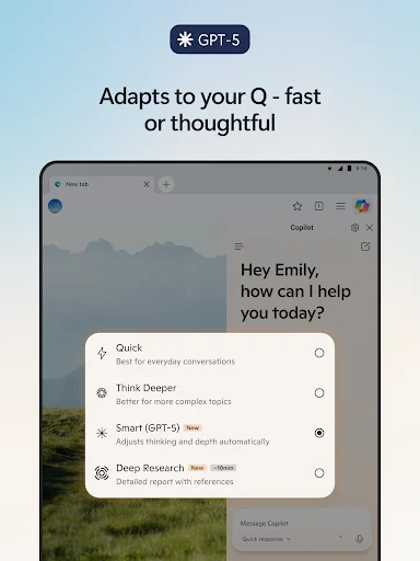 Download Microsoft Edge: AI Browser – Pinakamabilis na AI Search - Screenshot 12
