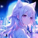 Neko Anime Girl Rain Wallpaper – I-download ang Live Theme