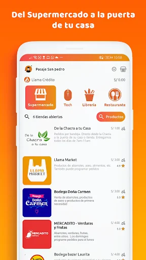 I-download ang Llamafood App – Pagkain at Grocery sa Iyong Pintuan - Screenshot 1