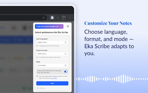 EkaScribe: AI Medical Scribe para sa mga Doktor – I-download Ngayon - Screenshot 2