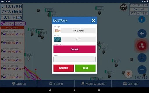 I-download ang Kadal Map: Marine Navigation App para sa Mangingisda - Screenshot 15