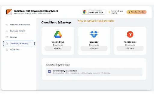 Substack PDF Downloader: I-save ang Substack Articles sa PDF - Screenshot 4