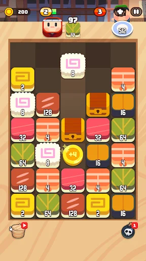 I-download ang Sushi Drop: 2048 Merge Puzzle – Libreng Laro - Screenshot 2