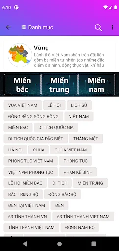 I-download ang Lịch sử và Văn hóa – Matuto ng Kasaysayan ng Vietnam - Screenshot 5