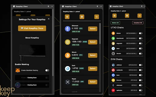 I-download ang KeepKey Client: Secure na Pamamahala ng Crypto - Screenshot 1