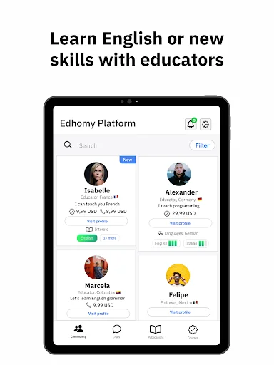 I-download ang Edhomy Platform – Matuto ng Wika Kasama ang mga Eksperto - Screenshot 5