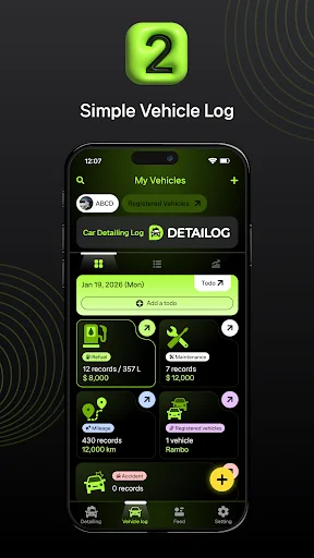 DETAILOG: Ang Pinakamahusay na Vehicle Maintenance at Expense Tracker - Screenshot 3