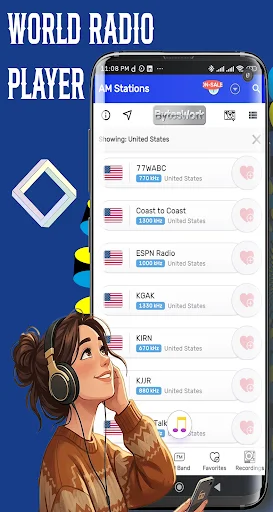 World Radio: AM, FM, HD – Makinig sa Live Radio Stations - Screenshot 1