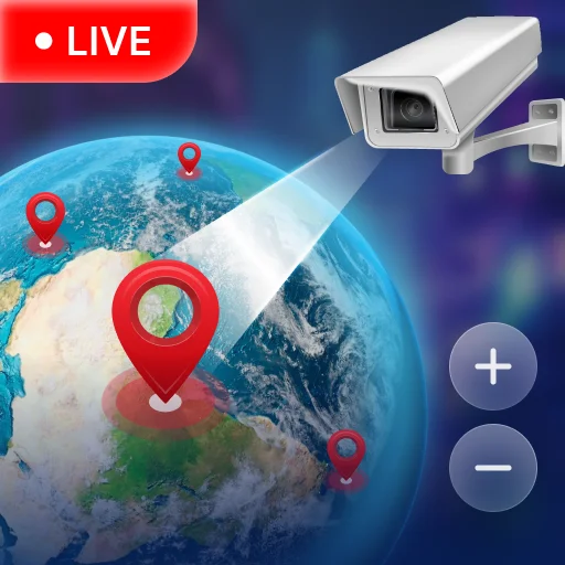 Live Cam Earth Map – GPS Cam: Tuklasin ang Mundo nang Libre