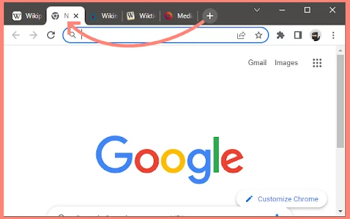 Open New Tab After Current Tab – I-download ang Extension - Screenshot 1