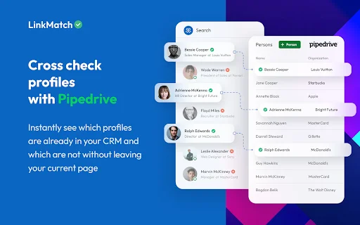 LinkMatch para sa Pipedrive – Awtomatikong Lead Generation Tool - Screenshot 3