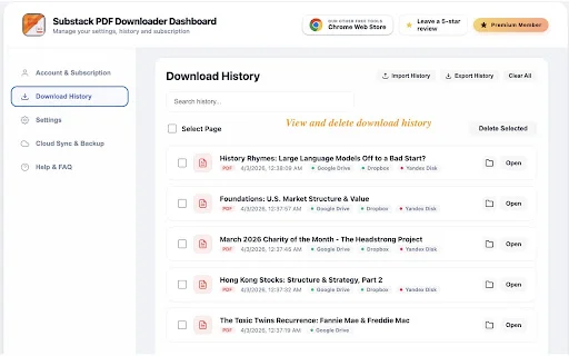 Substack PDF Downloader: I-save ang Substack Articles sa PDF - Screenshot 5