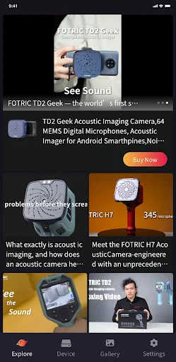 I-download ang FOTRIC Genie – Acoustic Imaging Camera Plugin - Screenshot 2