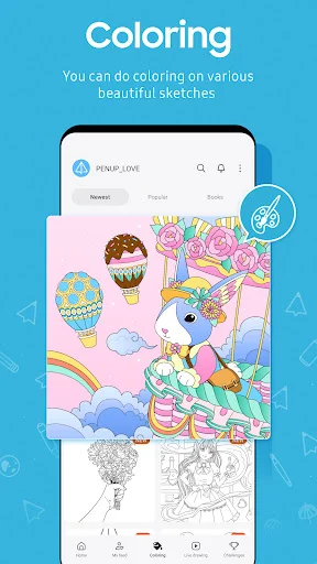 I-download ang PENUP Pinakabagong Bersyon – Drawing App Libre - Screenshot 3