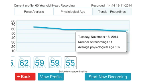 I-download ang iHeart Internal Age APK – Sukatin ang Iyong Kalusugan - Screenshot 3
