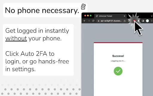 Auto 2FA Download: Awtomatikong Pag-login sa Duo Mobile - Screenshot 2