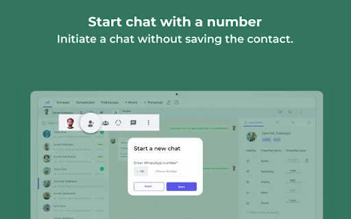 Eazybe: Pinakamahusay na WhatsApp AI Agent at CRM Tool - Screenshot 5