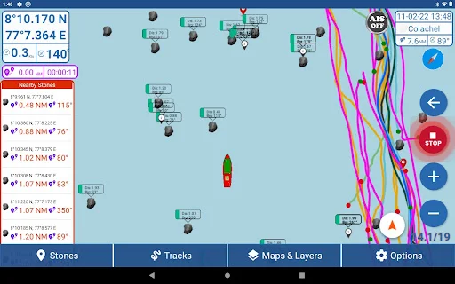 I-download ang Kadal Map: Marine Navigation App para sa Mangingisda - Screenshot 14