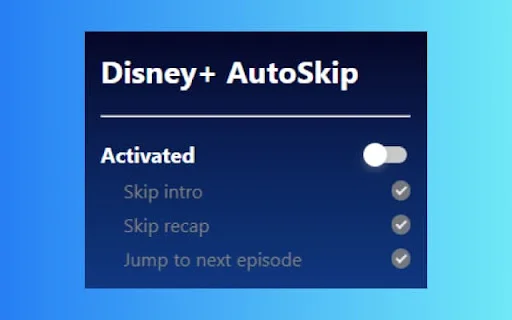 I-download ang Disney+ AutoSkip – Awtomatikong Skip Intro at Recap - Screenshot 4
