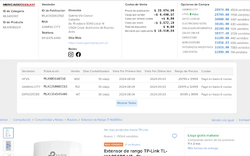 MercadoToolkit: Pinakamahusay na AI Tool para sa MercadoLibre - Screenshot 1