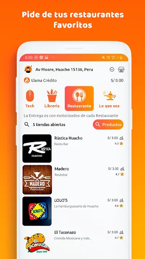 I-download ang Llamafood App – Pagkain at Grocery sa Iyong Pintuan - Screenshot 4