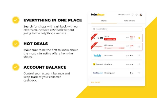 LetyShops Cashback: Makatipid sa Online Shopping – I-download Ngayon - Screenshot 2