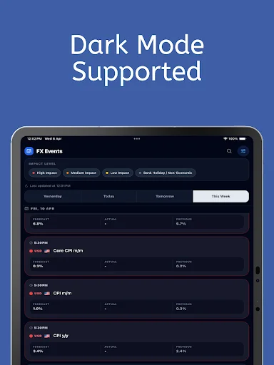 I-download ang Forex Event Calendar – Real-time Forex Updates - Screenshot 8