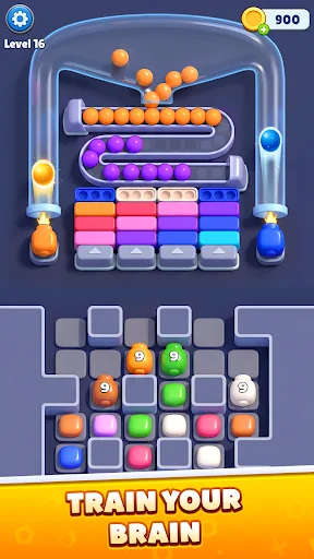 I-download ang Color Beads Drop – Nakakaaliw na Puzzle Game - Screenshot 1