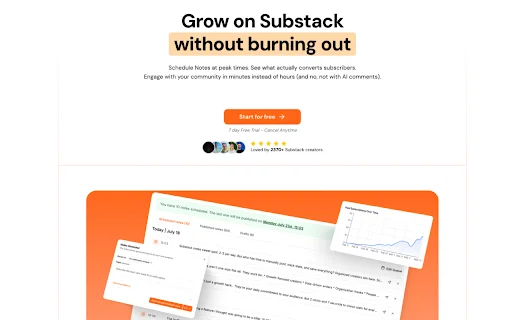 I-download ang WriteStack para sa Substack – Iskedyul ng Post - Screenshot 1