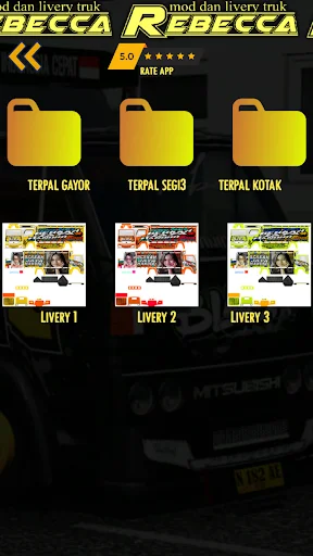 I-download ang Mod and Livery Truck Rebecca para sa BUSSID v3.7 - Screenshot 6