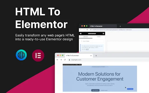 I-download ang HTML To Elementor – Mabilis na Web Conversion - Screenshot 1
