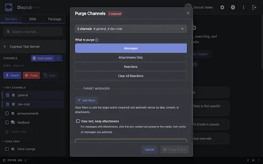 I-download ang Discrub para sa Discord – Pamahalaan ang Mensahe - Screenshot 4