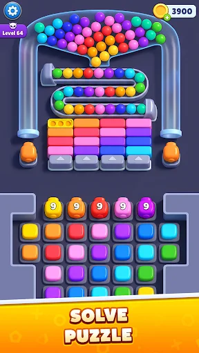 I-download ang Color Beads Drop – Nakakaaliw na Puzzle Game - Screenshot 4