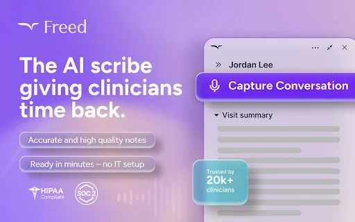 Freed AI Scribe: EHR Note Tool para sa mga Doktor sa Pilipinas - Screenshot 1