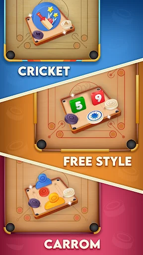 I-download ang Carrom Cricket: Disc Pool Game – Pinakamahusay na Laro - Screenshot 2