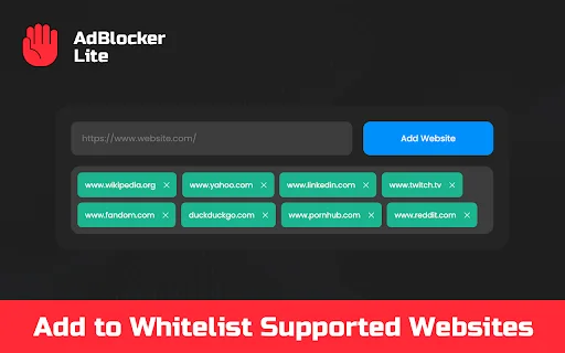 AdBlock Lite: Pinakamabilis na Ad Blocker para sa Chrome (Libre) - Screenshot 4