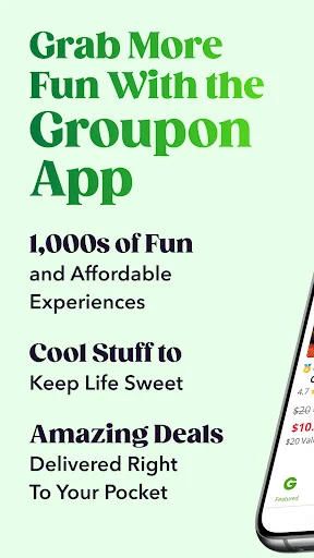 I-download ang Groupon App: Makatipid ng Hanggang 70% sa Iyong Daily Needs - Screenshot 1