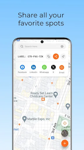 I-download ang LANDCODE: Map & Location Share para sa Mabilis na Navigation - Screenshot 6