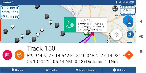 I-download ang Kadal Map: Marine Navigation App para sa Mangingisda - Screenshot 4