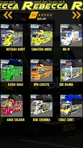I-download ang Mod and Livery Truck Rebecca para sa BUSSID v3.7 - Screenshot 4