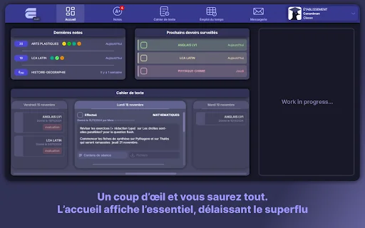 I-download ang Ecole Directe Plus Unblock – Mabilis na Access - Screenshot 3