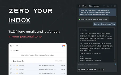 HARPA AI: Pinakamahusay na AI Sidebar para sa Chrome – I-download - Screenshot 4