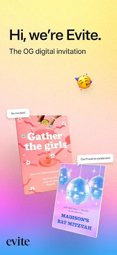 I-download ang Evite: Libreng Digital Invitations para sa Iyong Party - Screenshot 1