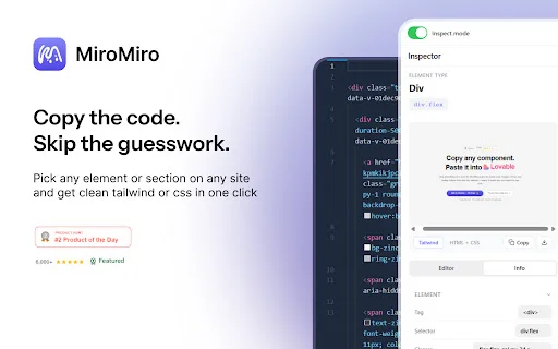 MiroMiro: Inspect Website Design & Export Code nang Madali - Screenshot 2