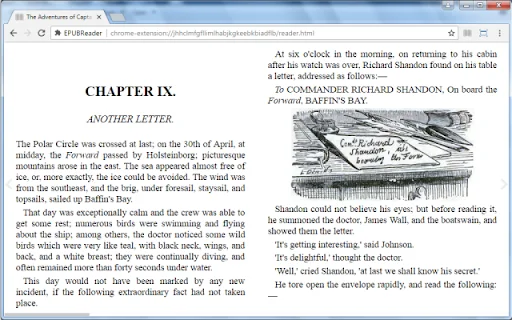 EPUBReader: Basahin ang EPUB Files sa Chrome nang Libre at Mabilis - Screenshot 1