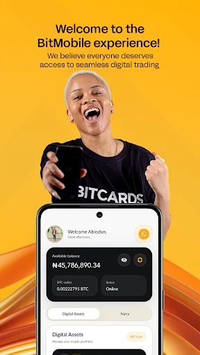 I-download ang BitMobile: Giftcards at Bitcoin – Mabilis na Trading - Screenshot 1