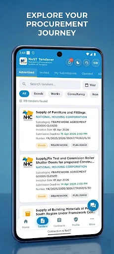 I-download ang NeST Tenderer App – Mabilis na Procurement Tools - Screenshot 7