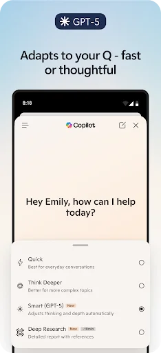 Download Microsoft Edge: AI Browser – Pinakamabilis na AI Search - Screenshot 2